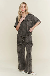 Distressed Cargo Pants