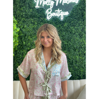 Ellie Mae's Floral PJ Set