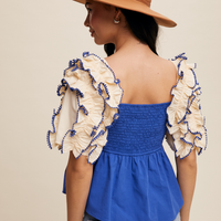 The Flirty Ruffle Top *FINAL SALE*