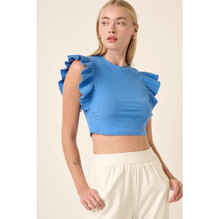 Ruffle Crop Top