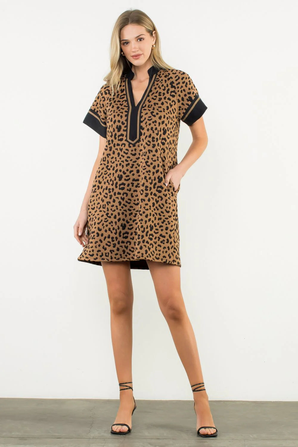 Touch of Cheetah Dress by THML*Final Sale