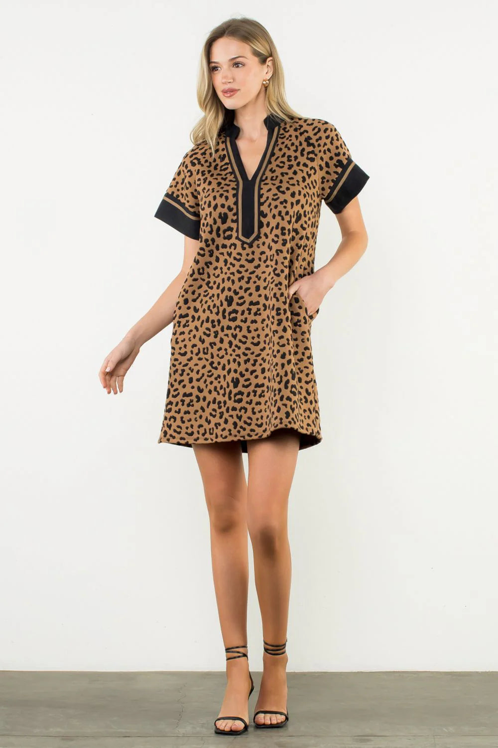 Touch of Cheetah Dress by THML*Final Sale