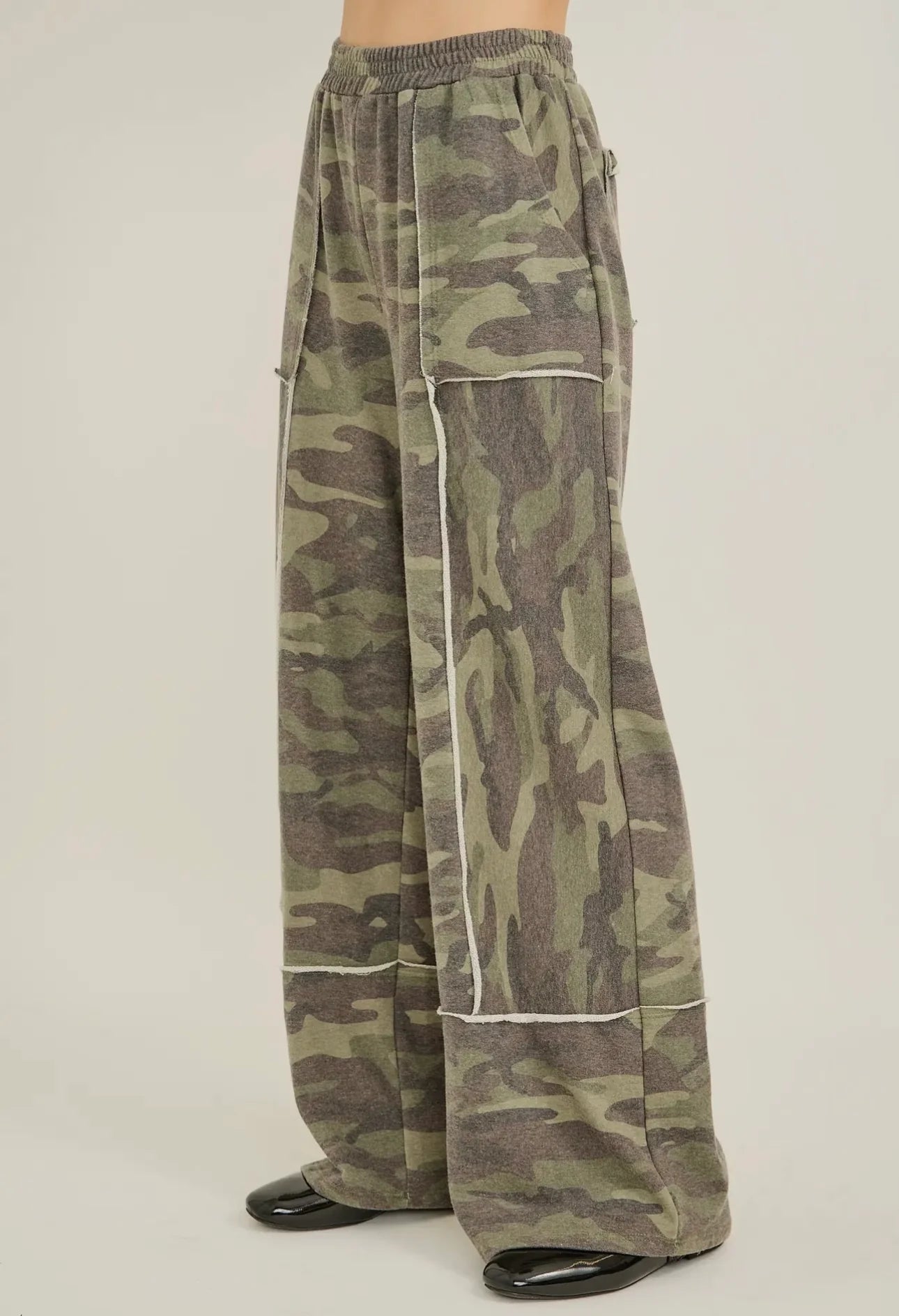 In My Feelings Terry Camo Pants by JHer
