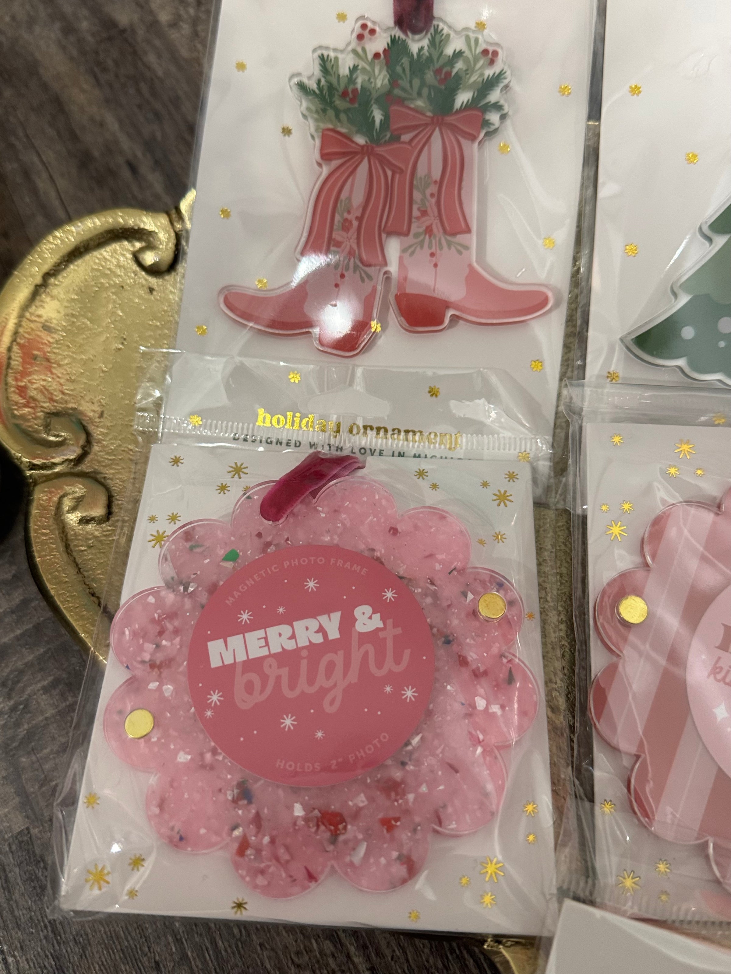 Picture Frame Christmas Ornaments *Final Sale