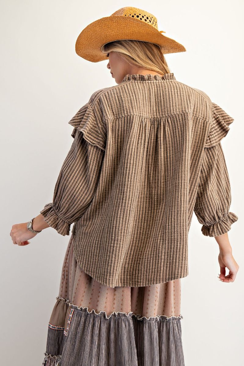 Take Me to Town Blouse by Easel*Final Sale