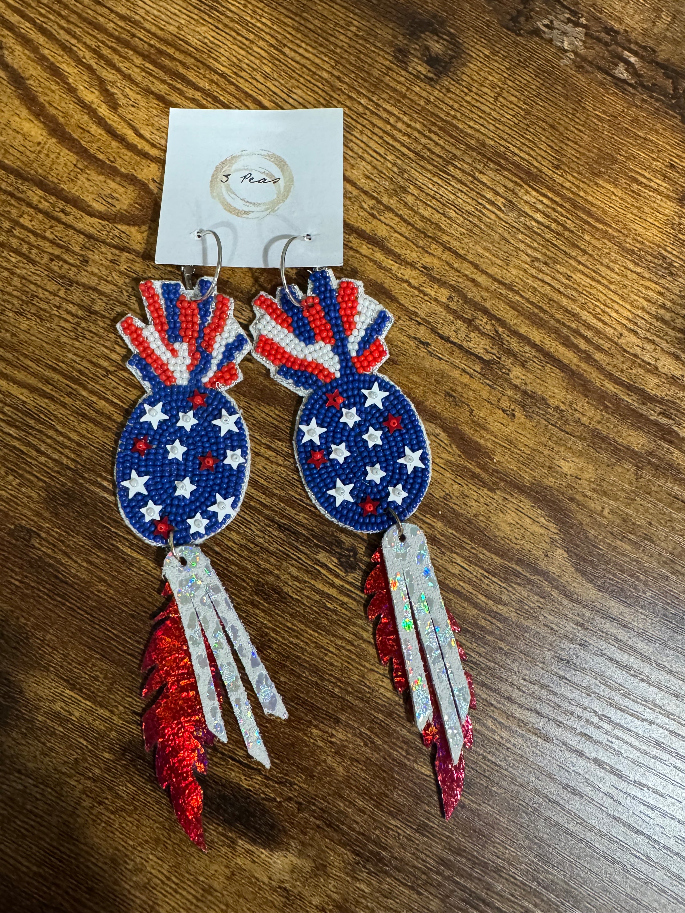 Three Pea Earrings *FINAL SALE*