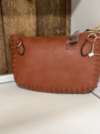Bonnie Whipstitch Clutch/Crossbody by Jen & Co