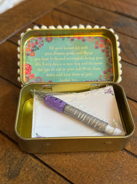 Bucket List Tin Box*Final Sale