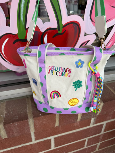 Canvas Crossbody Tote