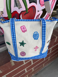 Canvas Crossbody Tote