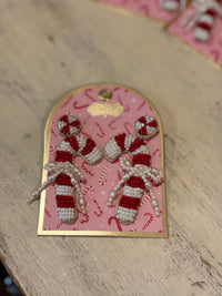 Holiday Beaded Earrings by Mud Pie*Final Sale