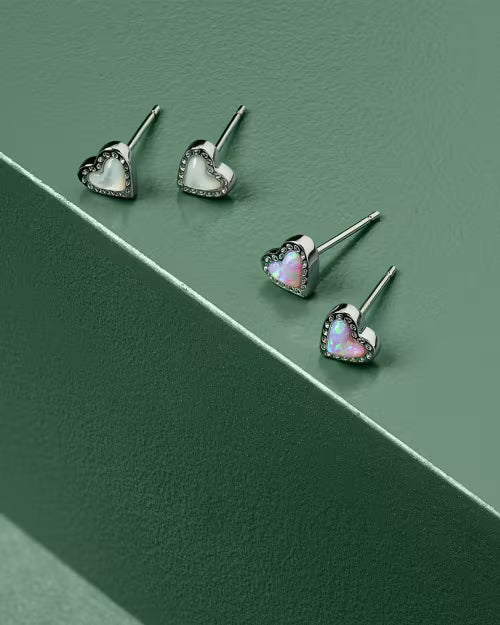 Mini Ari Heart Stud Earrings by Kendra Scott