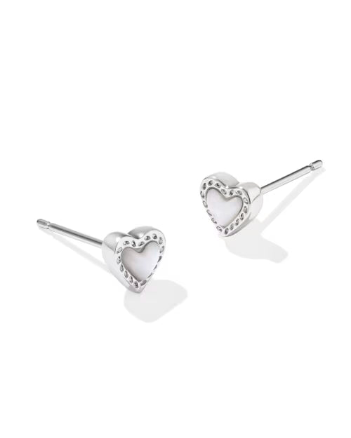 Mini Ari Heart Stud Earrings by Kendra Scott