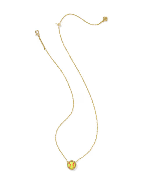 Kendra Scott Softball Short Pendant Necklace