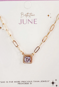 Birthstone Necklaces