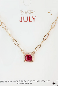 Birthstone Necklaces