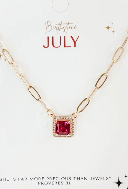 Birthstone Necklaces