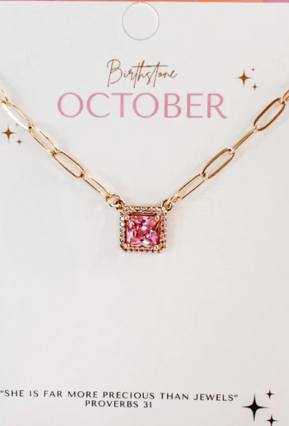 Birthstone Necklaces