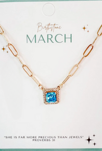 Birthstone Necklaces