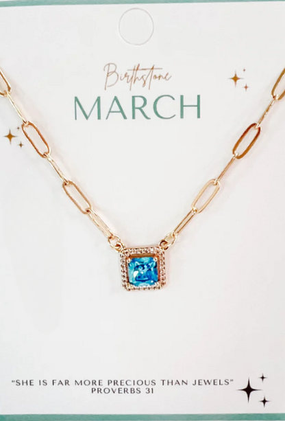 Birthstone Necklaces