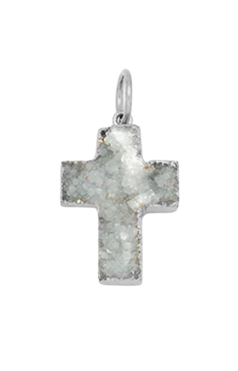 Benny & Ezra Druzy Cross White