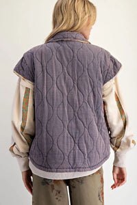 Berry Patch Quilted Vest