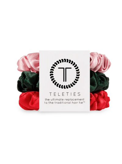 Teleties Holiday Silk Scrunchies*Final Sale