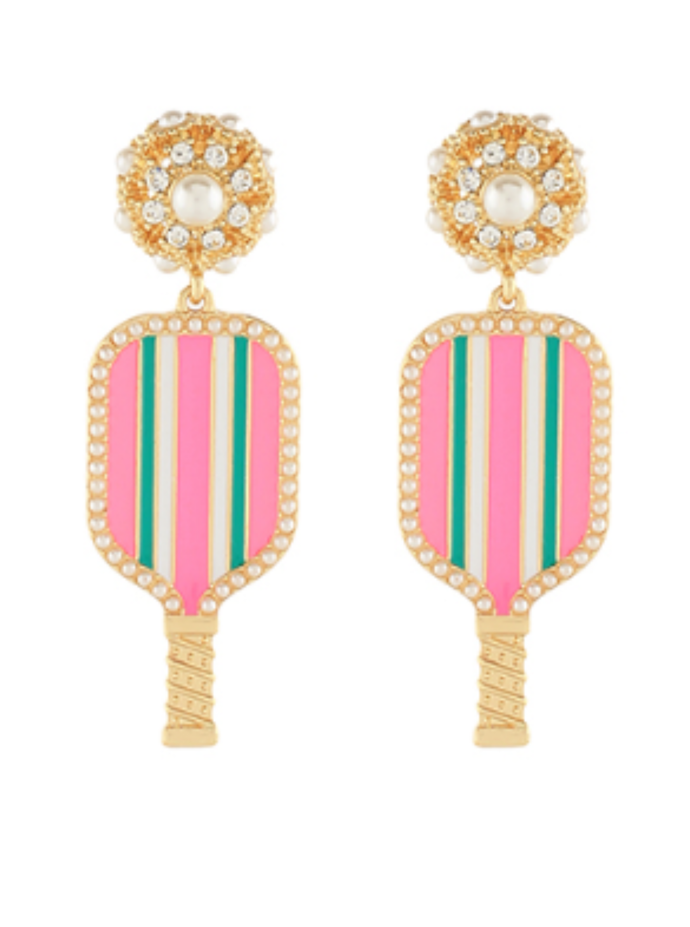 Pickleball Paddle Drop Earrings