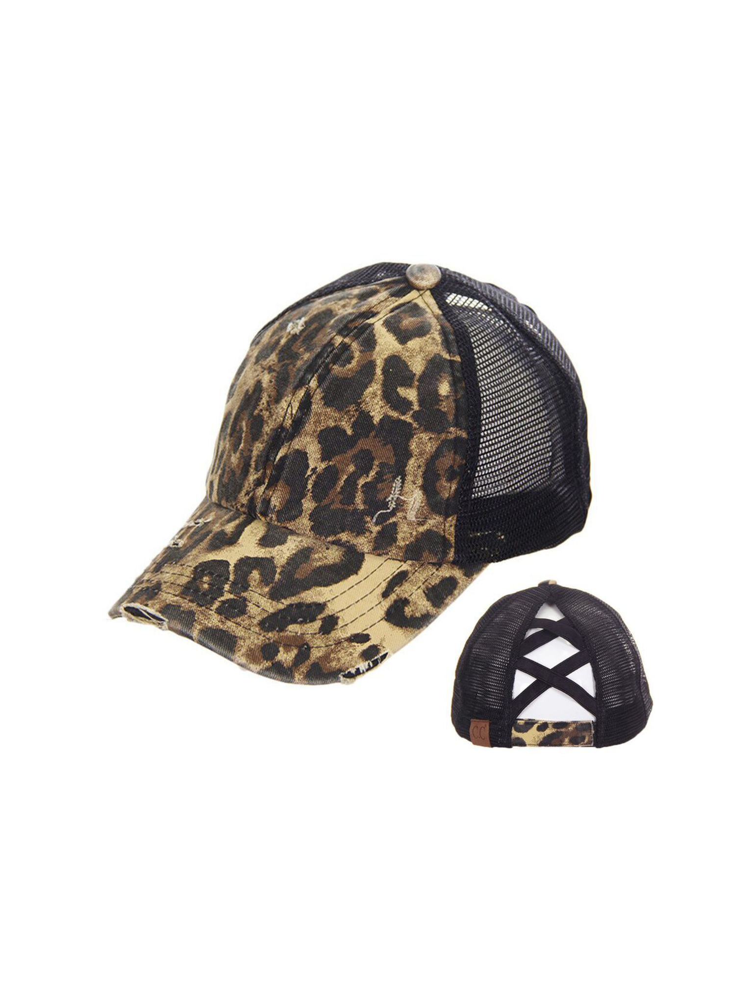 Leopard Love Hat for Girls