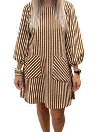 Jamie's Striped Mini Dress