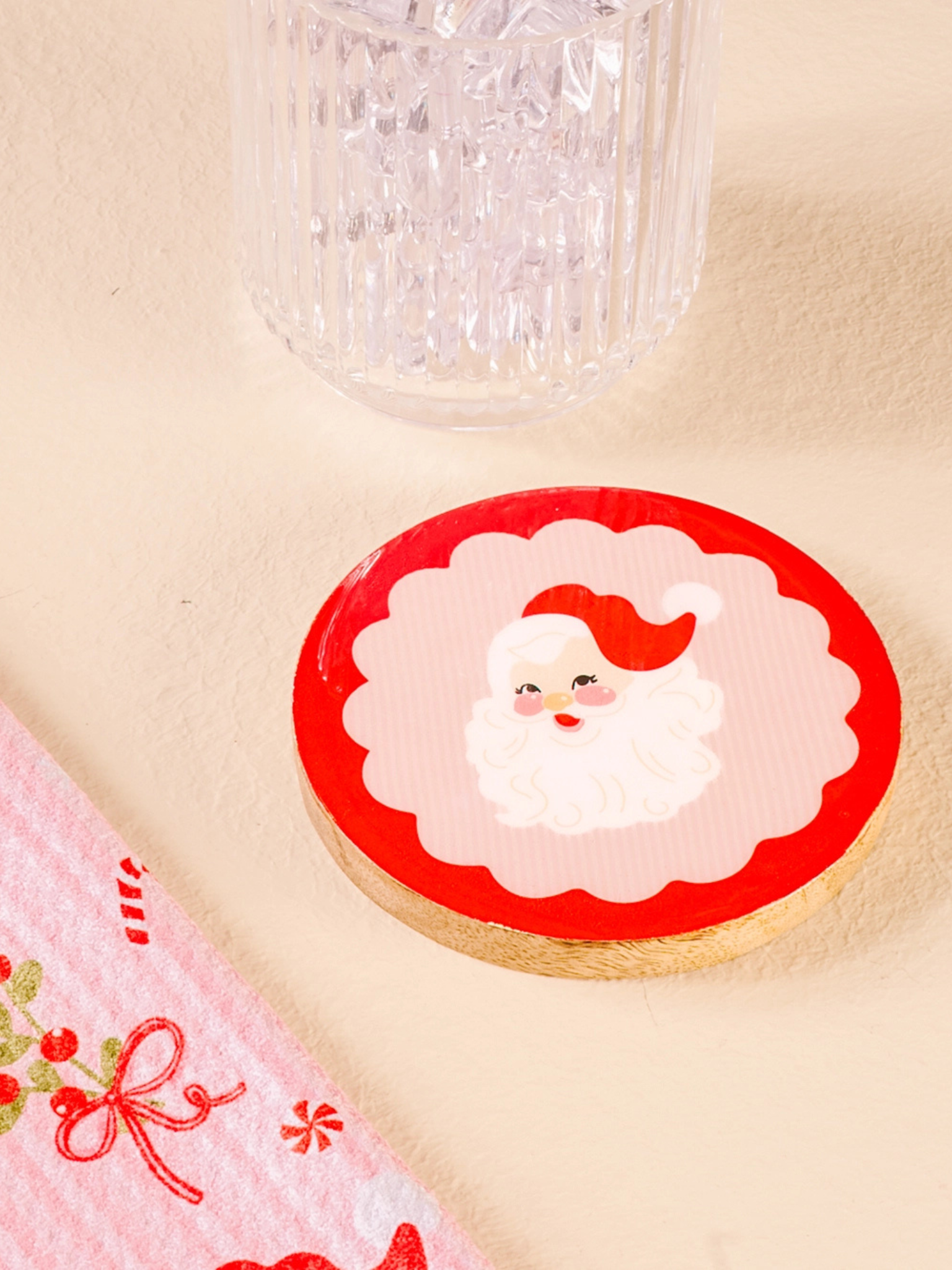 Holiday Wood Enamel Coaster*Final Sale