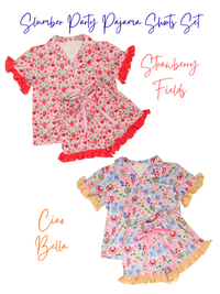 Slumber Party Pajama Shorts Set