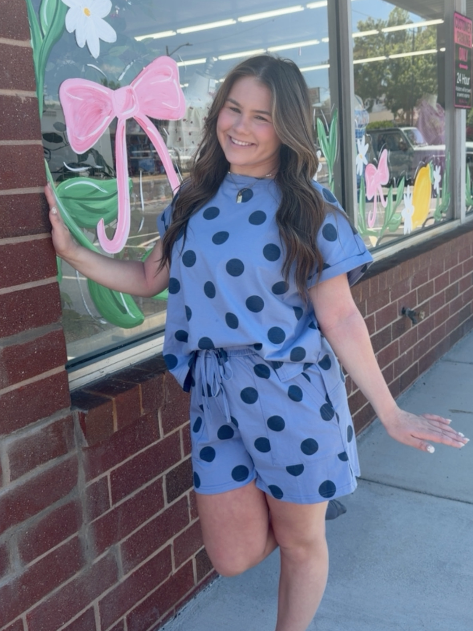 Polka Dot Short Set