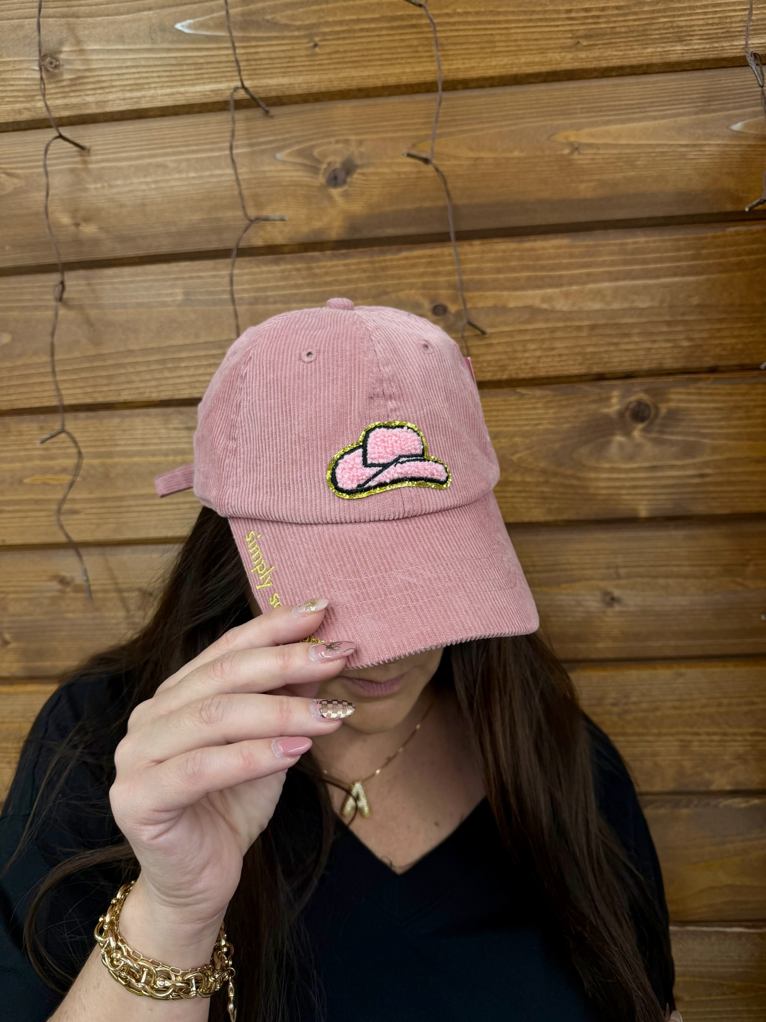 Corduroy Caps by Simply Southern*