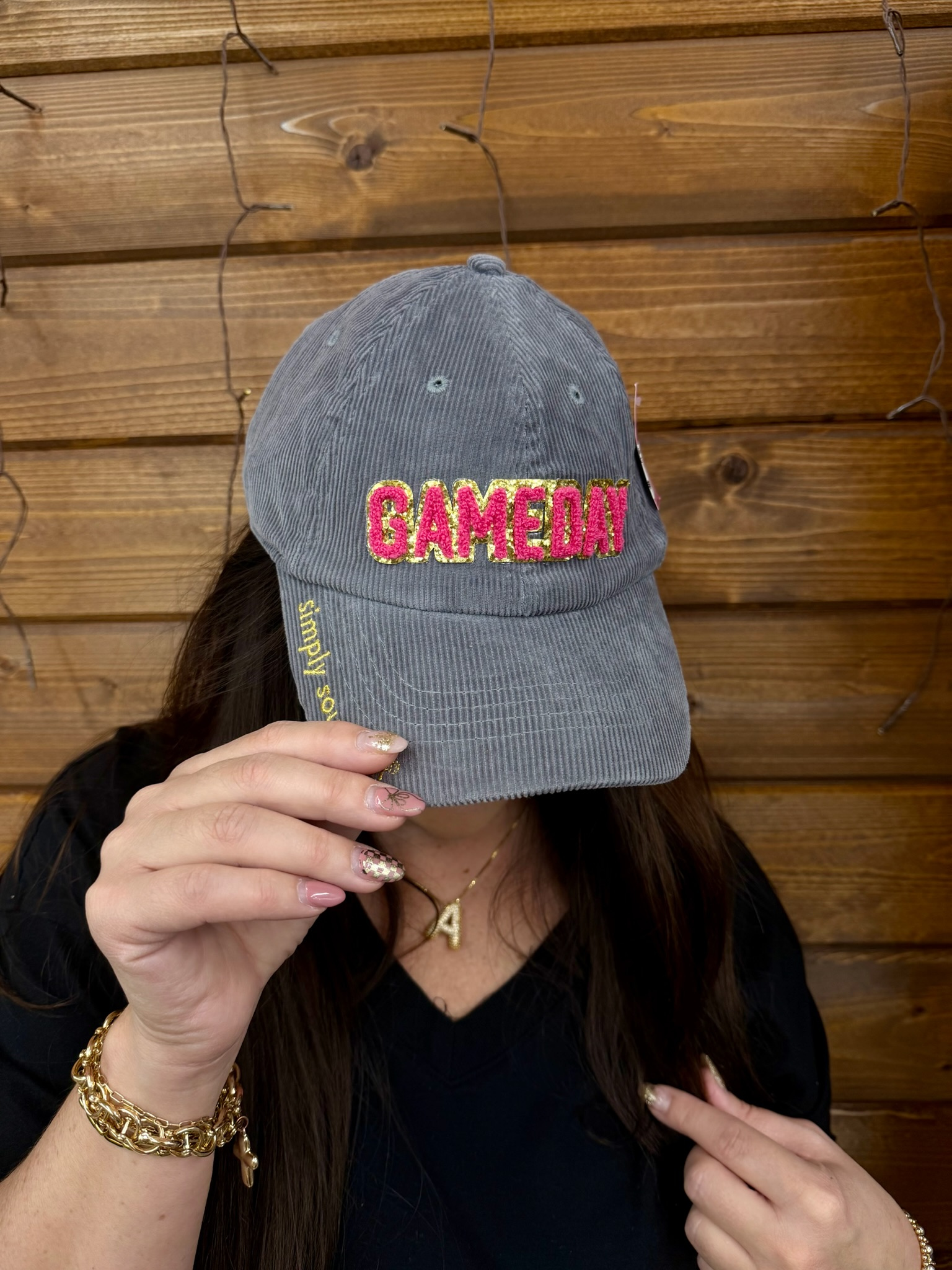 Corduroy Caps by Simply Southern*