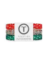 Teleties Hair Ties Christmas Styles- Large*final sale