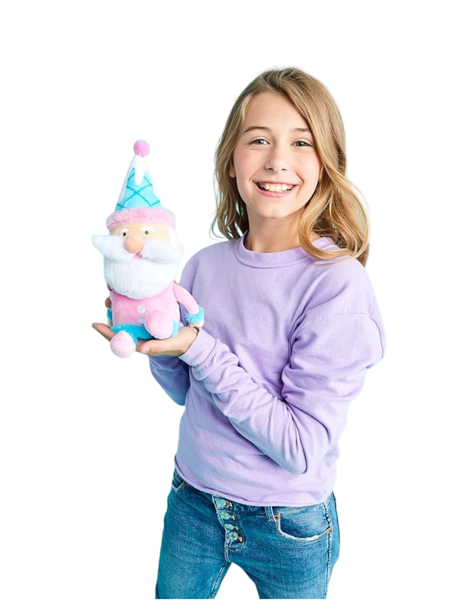 Plush Pink Santa *