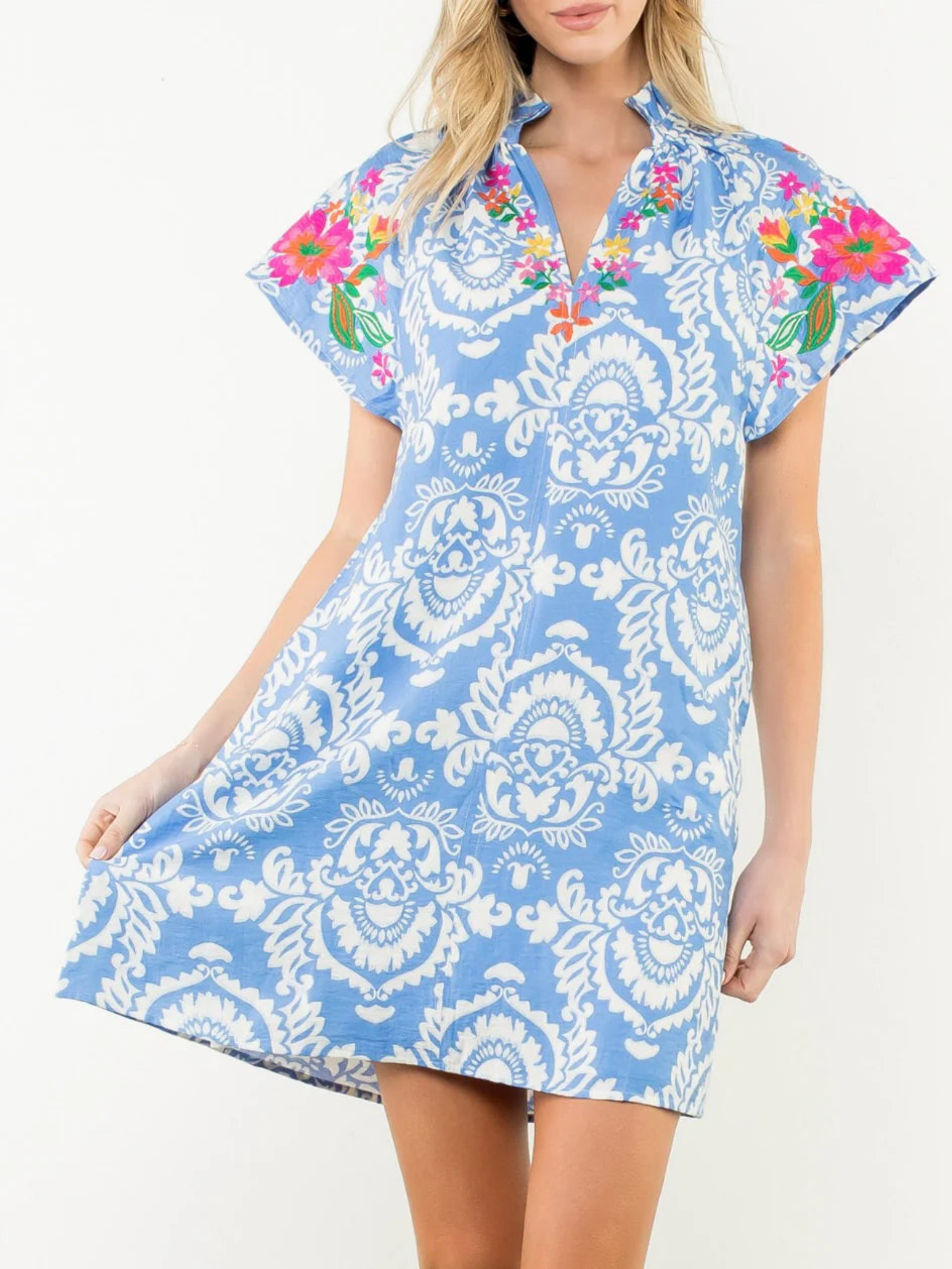 Maggie's Embroidered Floral Dress*FINAL SALE