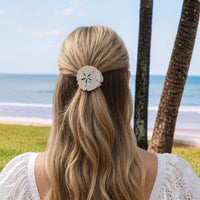 Sand Dollar Flat Hair Clip Collection by Teleties