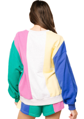 Queen Of Sparkles Color Sweatshirt