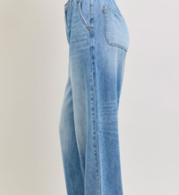 Judy Blue High Waist Baggy Elastic Jeans