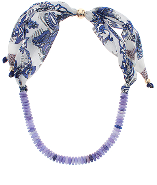 My Way Beaded Scarf Necklace