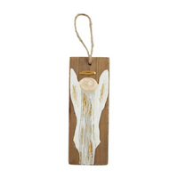 Gold Reclaimed Wood Ornament