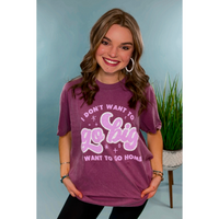 I Don't Want To Go Big Graphic Tee *Final Sale*