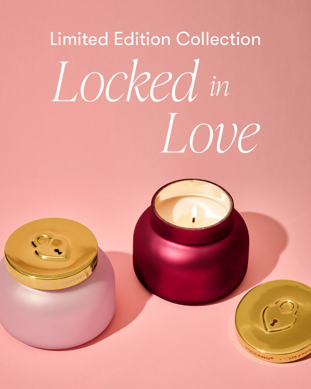 Volcano Locked in Love Signature Candle