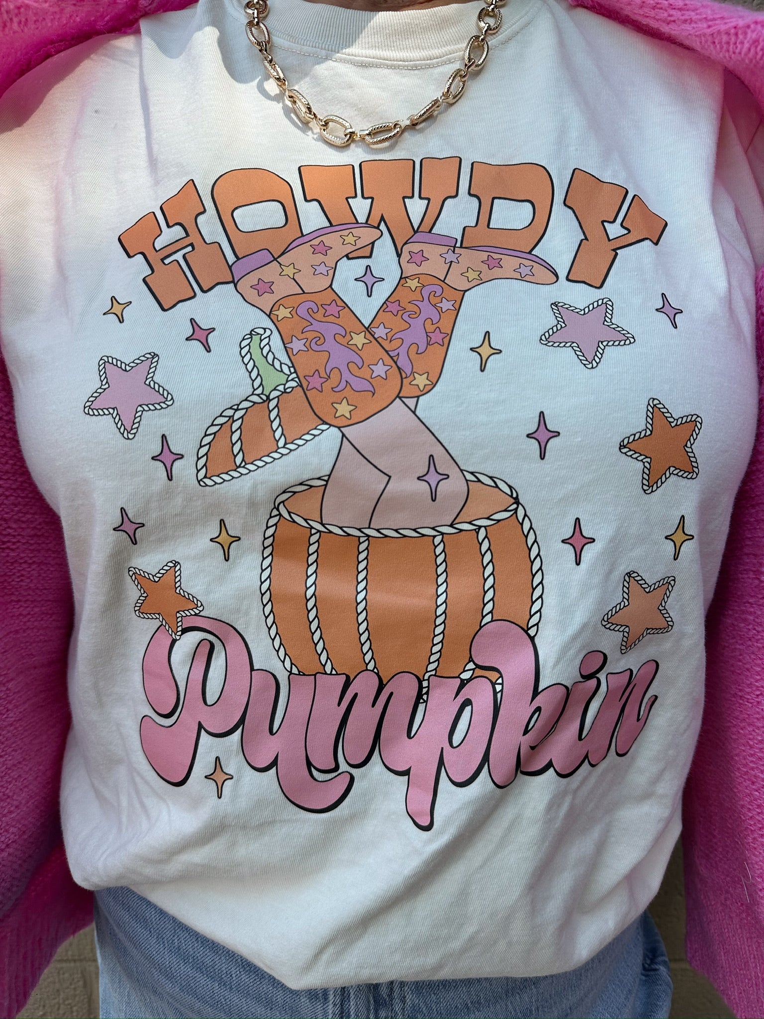 Howdy Pumpkin Graphic Tee*Final Sale*