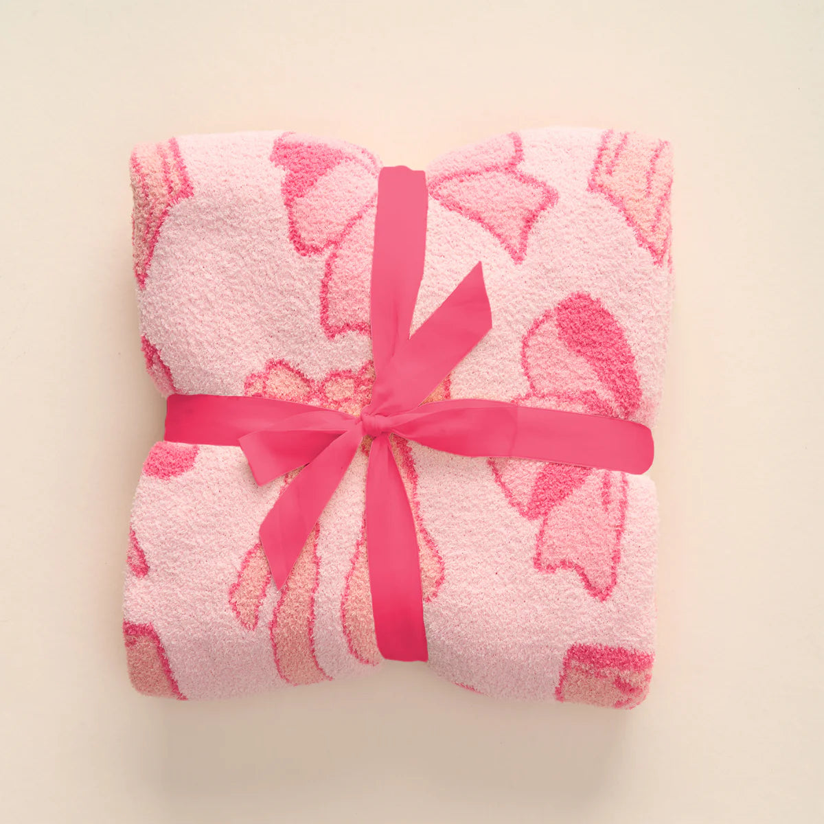 Cozy Dreams Luxe Blanket–Blushing Bows