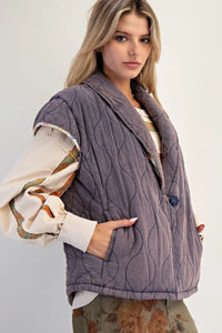 Berry Patch Quilted Vest