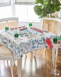 Mahjong Instructional Playing Tablecloth