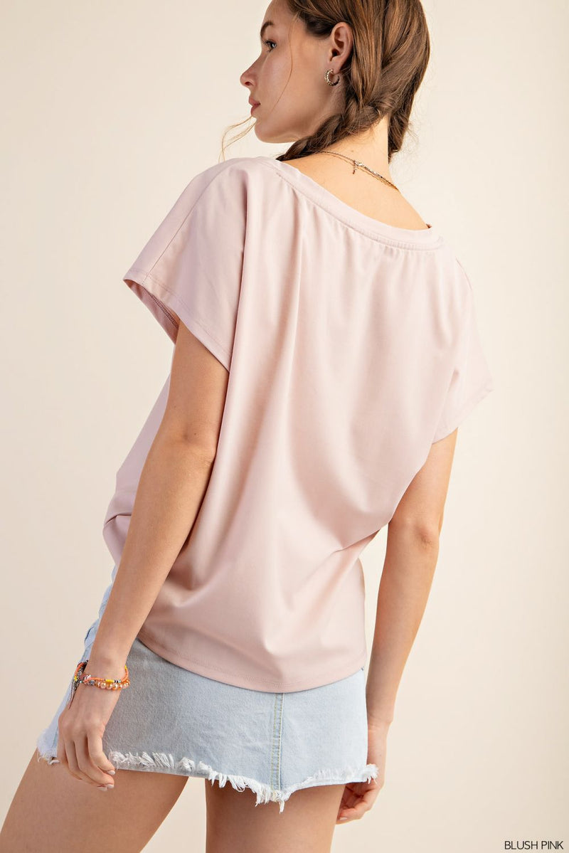 V-Neck Business Casual Top *Final Sale*
